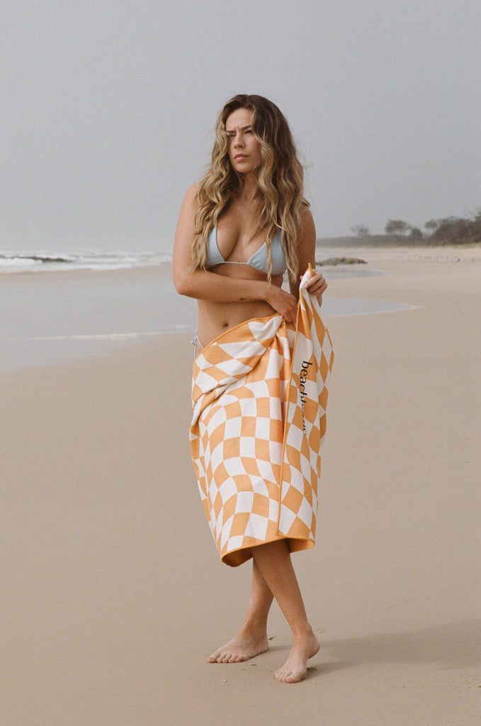 Tangerine Check - Beachborne