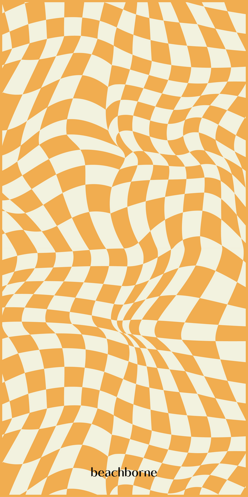 Tangerine Check - Beachborne